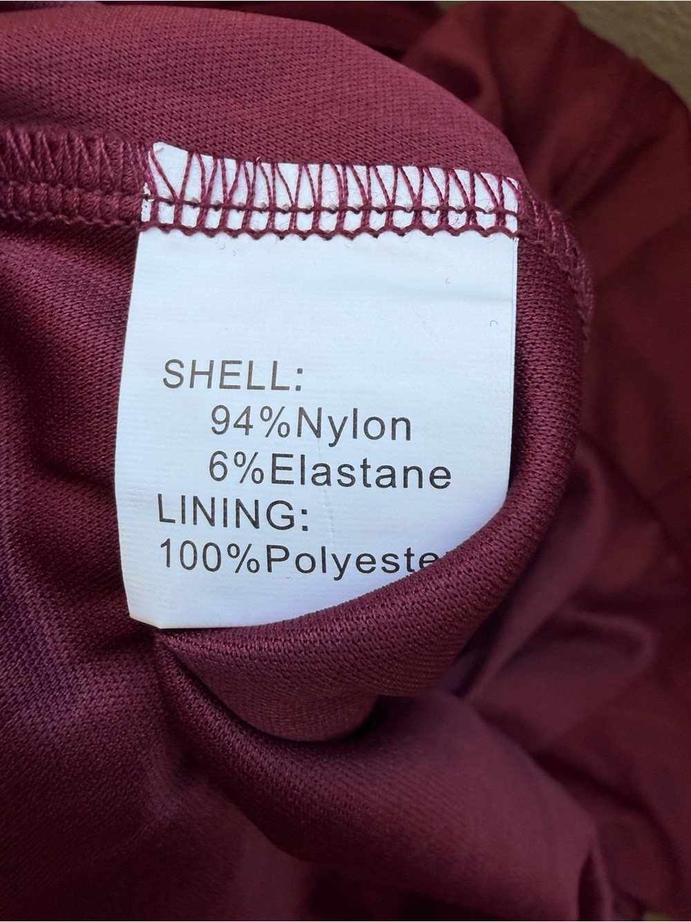NWT Burgundy Lace & Sequin Midi Dress Chiffon skirt, Medium - Picture 7 of 8